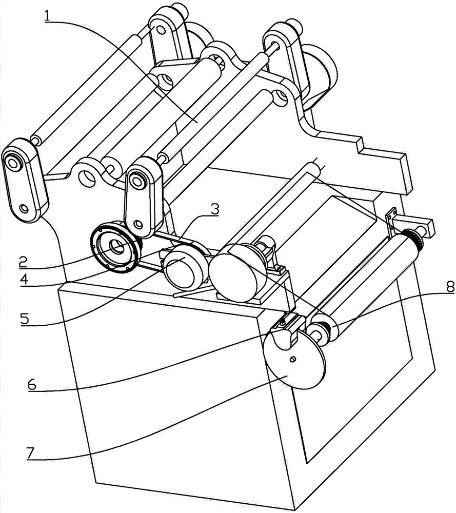 分切機(jī)的剎車機(jī)構(gòu)的制作方法